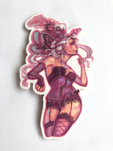 Pink Burlesque Dreamer Large Vinyl Sticker